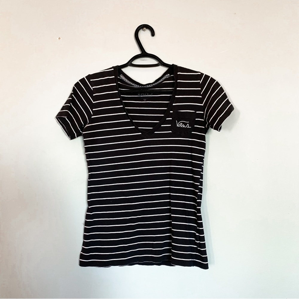 Vans • Short Sleeved V-Neck Tee